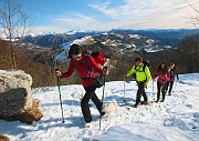 Salita invernale in RESEGONE da Fuipiano Imagna il 4 gennaio 2013